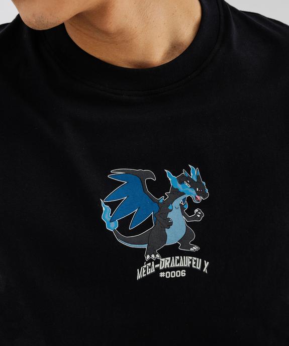 Tee-shirt manches courtes avec motif Mega Dracaufeu homme - Pokemon vue4 - POKEMON - GEMO