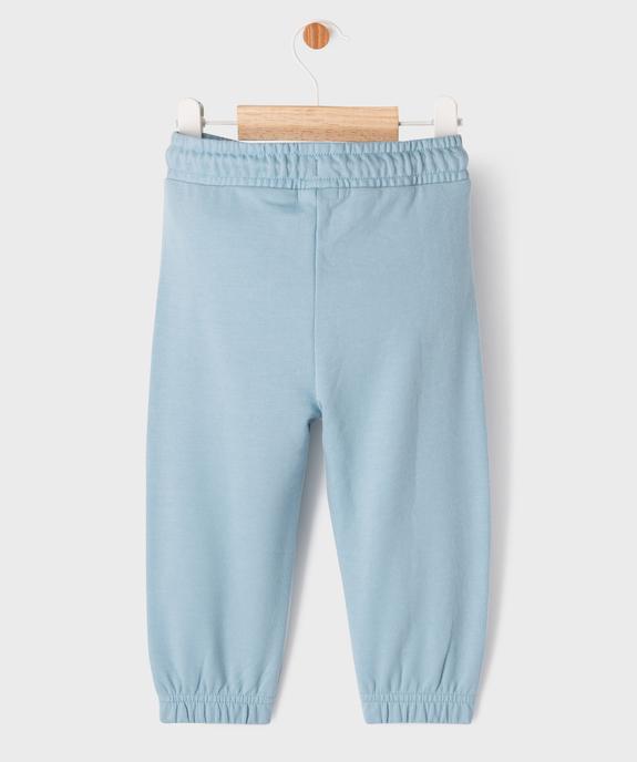 Pantalon de jogging léger bébé garçon vue3 - PREMIER PRIX BY GEMO - GEMO