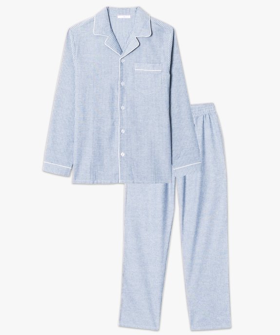 Pyjama 2 pièces boutonné vue4 - GEMO(HOMWR HOM) - GEMO
