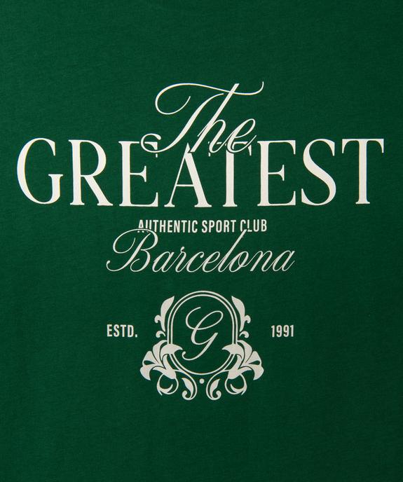 Tee-shirt manches courtes motif poitrine et dos garçon vue4 - GEMO 4G GARCON - GEMO