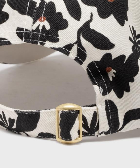 Casquette à motifs fleuris New York femme vue3 - GEMO (ACCESS) - GEMO