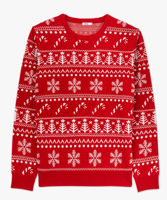 Pull imprimé spécial Noël homme vue5 - GEMO (HOMME) - GEMO