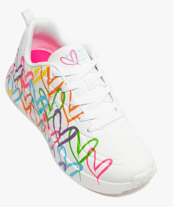 Basket motifs coeurs à lacets femme - Skechers X JGoldcrown vue5 - SKECHERS - GEMO