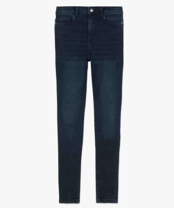 Jean femme skinny taille haute super stretch vue4 - GEMO(FEMME PAP) - GEMO