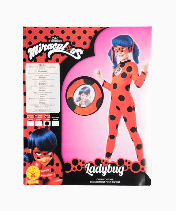 Déguisement enfant Ladybug - Miraculous (2 pièces) vue4 - DISNEY - GEMO