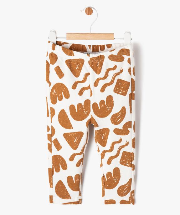 Legging en maille imprimée et texturée bébé garçon vue1 - GEMO(BEBE DEBT) - GEMO