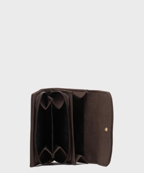 Porte-monnaie à rabat pressionné femme - LuluCastagnette vue3 - LULU CASTAGNETT - GEMO