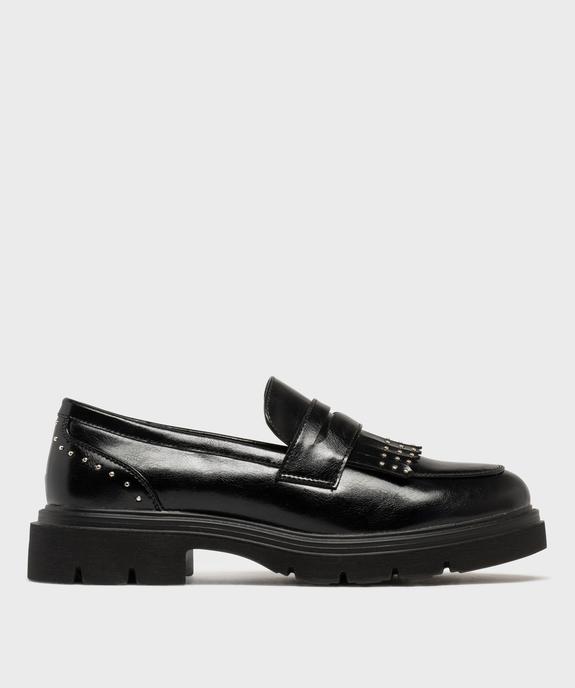 Mocassins à clous et épaisse semelle crantée femme vue1 - 5 MILES - GEMO
