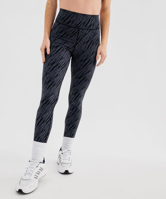 Legging de sport taille haute femme vue2 - GEMO(FEMME PAP) - GEMO