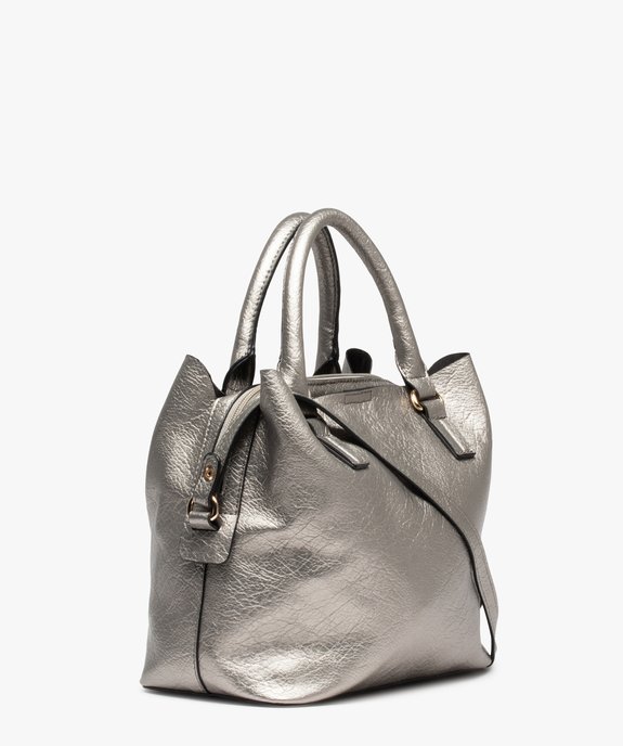 Sac porté main effet veiné femme vue2 - GEMO (ACCESS) - GEMO