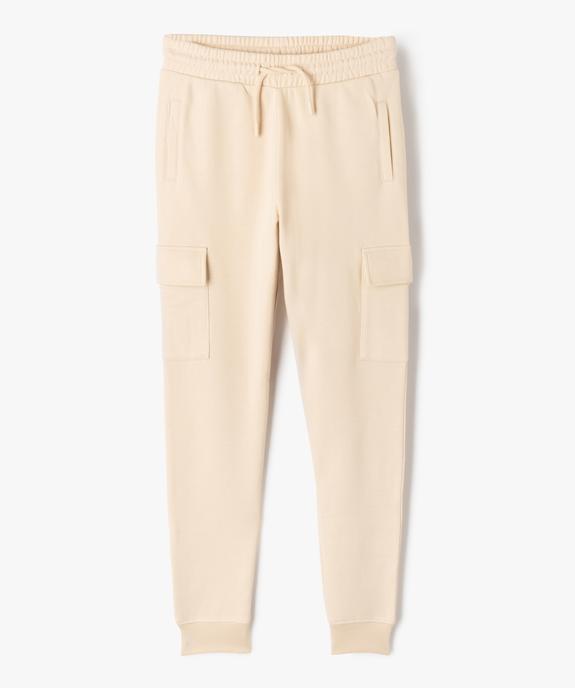 Pantalon de sport en maille molletonnée fille vue1 - GEMO (JUNIOR) - GEMO