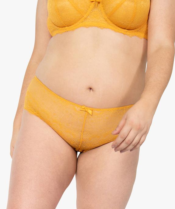 Shortie femme grande taille en tulle et dentelle vue1 - GEMO(HOMWR FEM) - GEMO