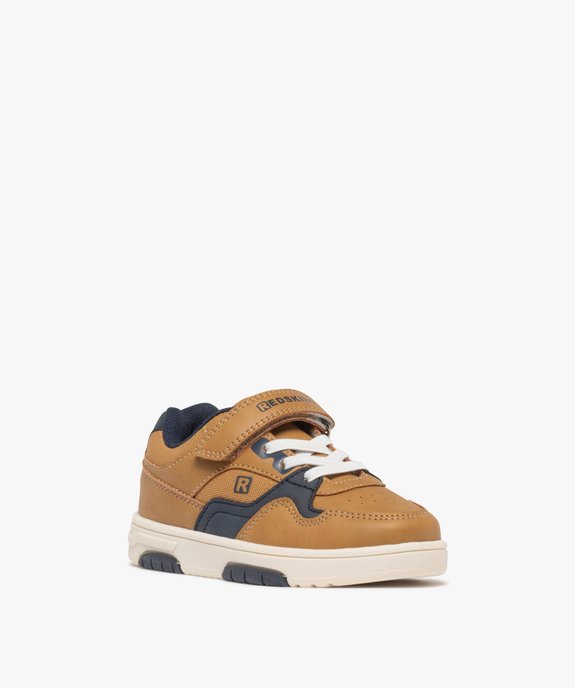 Baskets garçon low-cut à scratch et lacets élastiques - Redskins vue2 - REDSKINS - GEMO