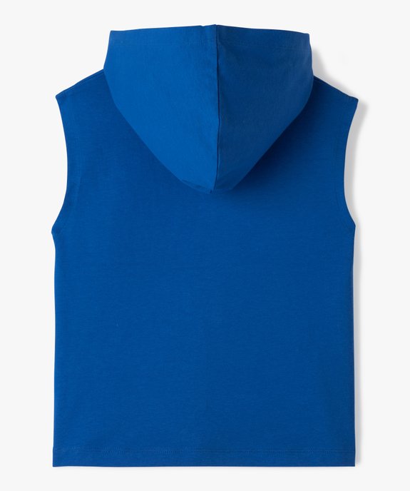 Sweat garçon à capuche sans manches vue3 - GEMO (ENFANT) - GEMO