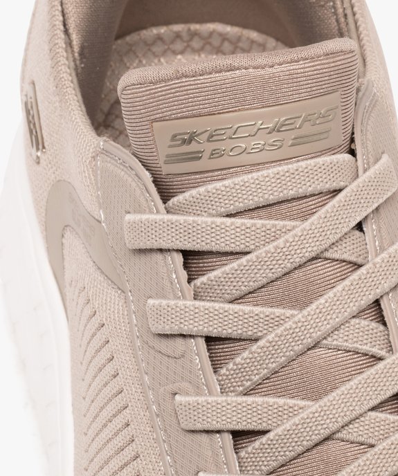 Baskets femme souples à enfiler avec semelle à rainures Slip ins Bobsquad - Skechers vue6 - SKECHERS - GEMO