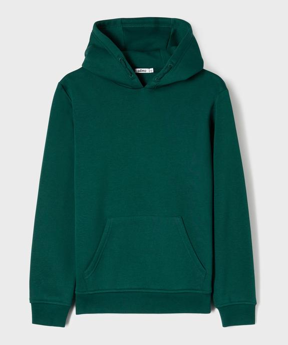 Sweat molletonné à capuche garçon vue1 - GEMO (JUNIOR) - GEMO