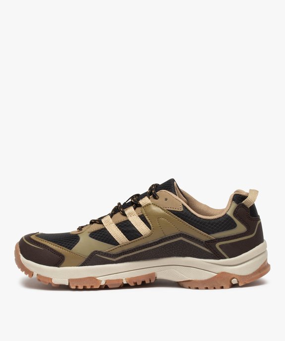 Chaussures de trekking homme à lacets et semelle crantée vue3 - GEMO (CASUAL) - GEMO