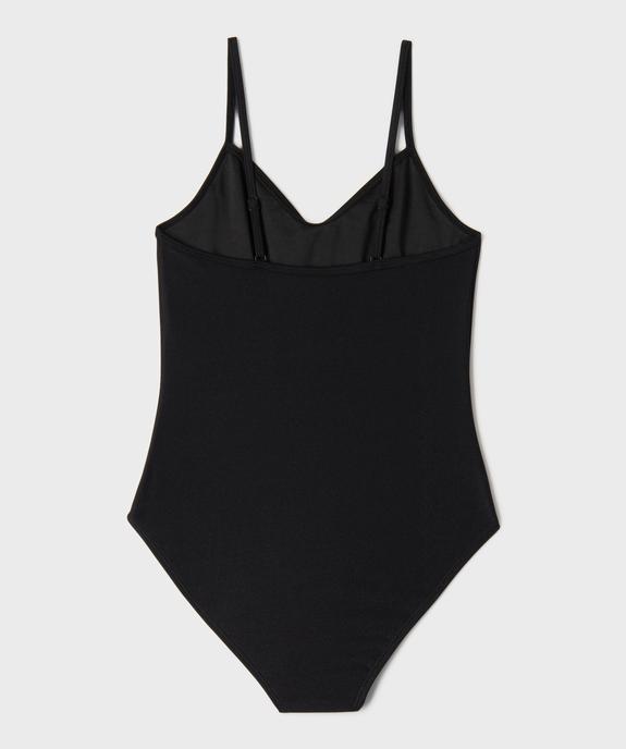 Maillot de bain 1 pièce pailletée fille vue3 - GEMO (JUNIOR) - GEMO