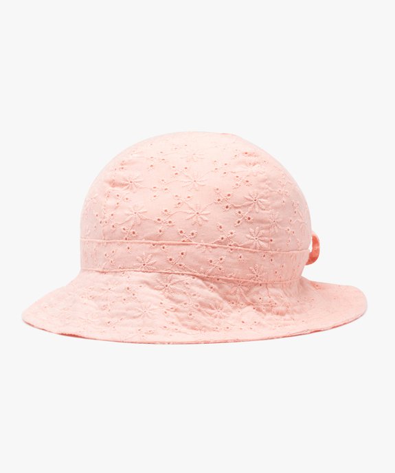 Bob bébé fille en broderie anglaise vue1 - GEMO(BEBE DEBT) - GEMO