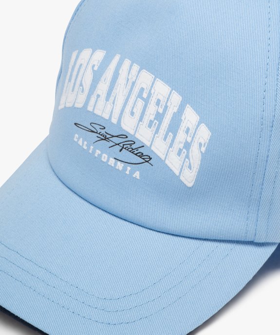 Casquette en coton avec inscription Los Angeles vue2 - GEMO (JUNIOR) - GEMO