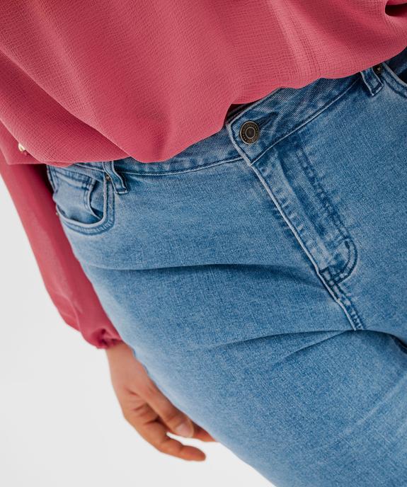 Jean Flare extensible taille normale femme grande taille vue2 - GEMO (G TAILLE) - GEMO