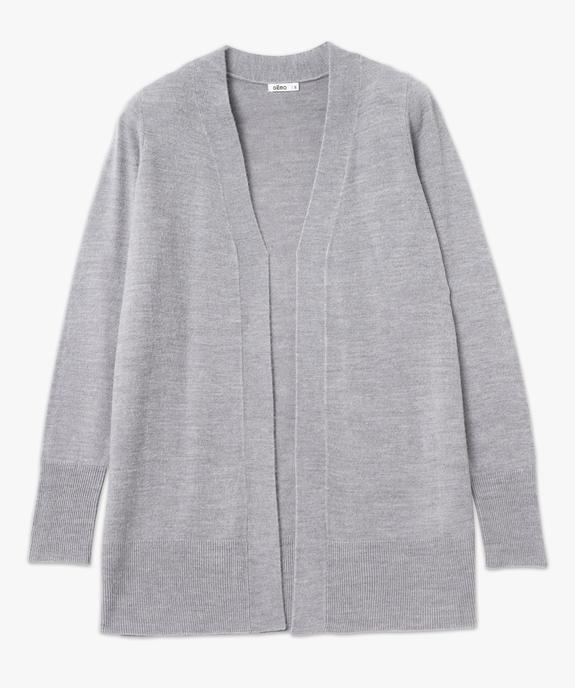 Gilet long porté ouvert femme vue4 - GEMO(FEMME PAP) - GEMO