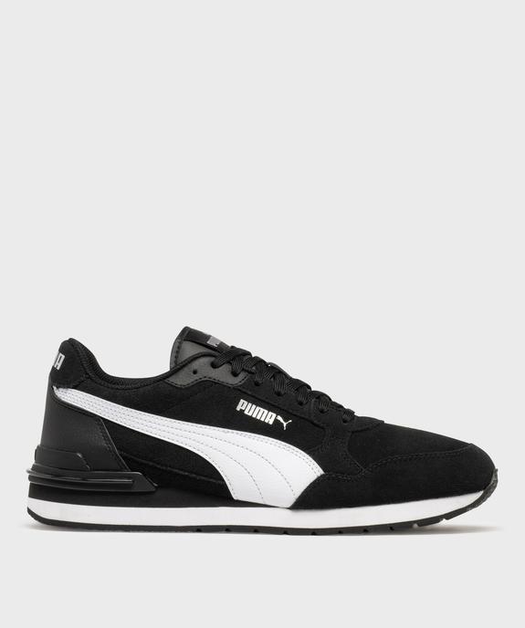 Baskets basses ST Runner V4 en cuir suédé homme - Puma vue1 - PUMA - GEMO