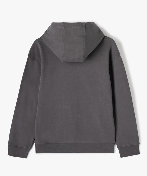 Sweat garçon à capuche imprimé humoristique - GEMO (JUNIOR) Sweat garçon à capuche imprimé humoristique vue3 - GEMO (JUNIOR) - GEMO