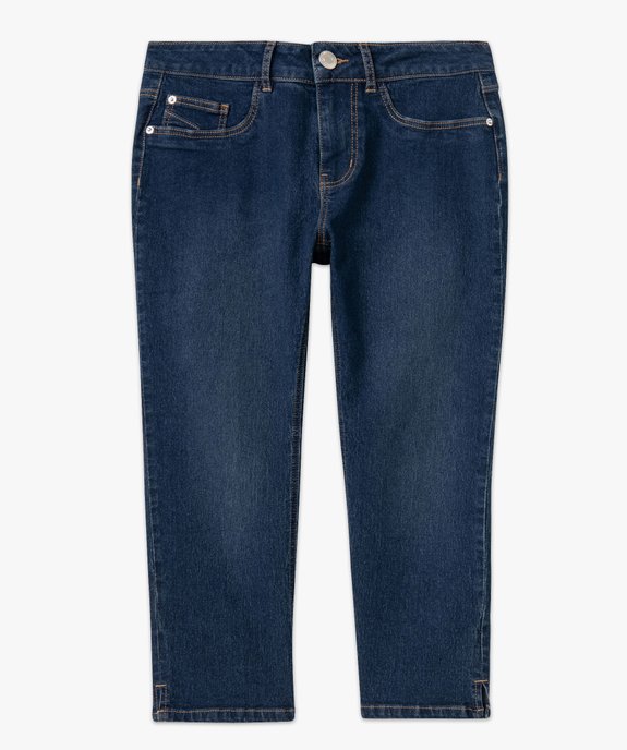 Pantacourt femme en jean coupe Slim vue11 - GEMO 4G FEMME - GEMO