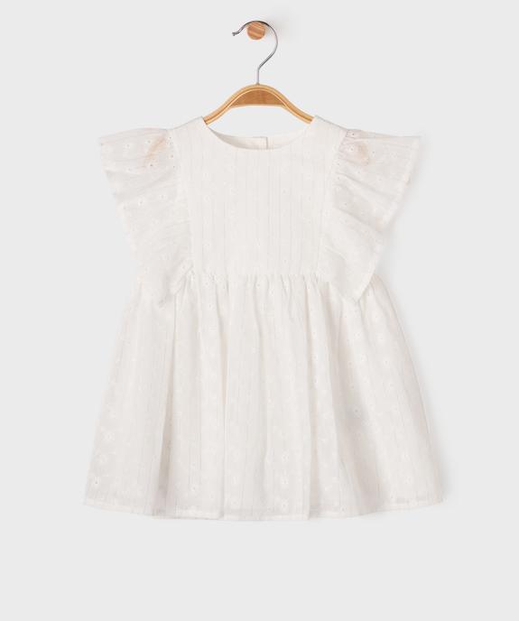 Robe de cérémonie à volants bébé fille - LuluCastagnette vue3 - LULUCASTAGNETTE - GEMO