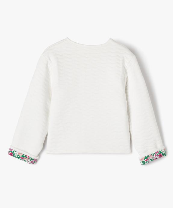 Veste réversible matelassée à boutons-pression fille - LuluCastagnette vue3 - LULUCASTAGNETTE - GEMO