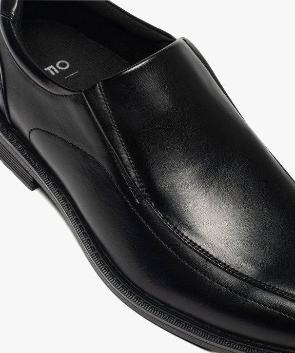 Mocassin homme avec surpiqûres et petit talon vue6 - GEMO(URBAIN) - GEMO