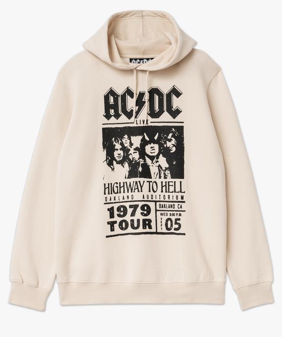 Sweat à capuche avec photo homme - ACDC vue4 - ACDC - GEMO