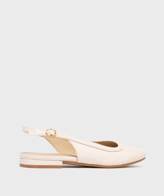 Ballerines slingback à bout carré femme - Follow Me vue4 - FOLLOW ME - GEMO