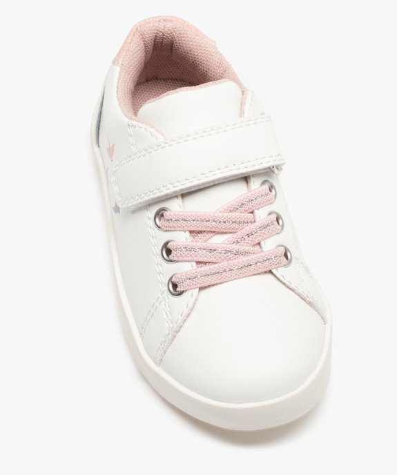 Baskets bébé fille imprimées oiseaux détails brillants vue5 - GEMO(BEBE DEBT) - GEMO