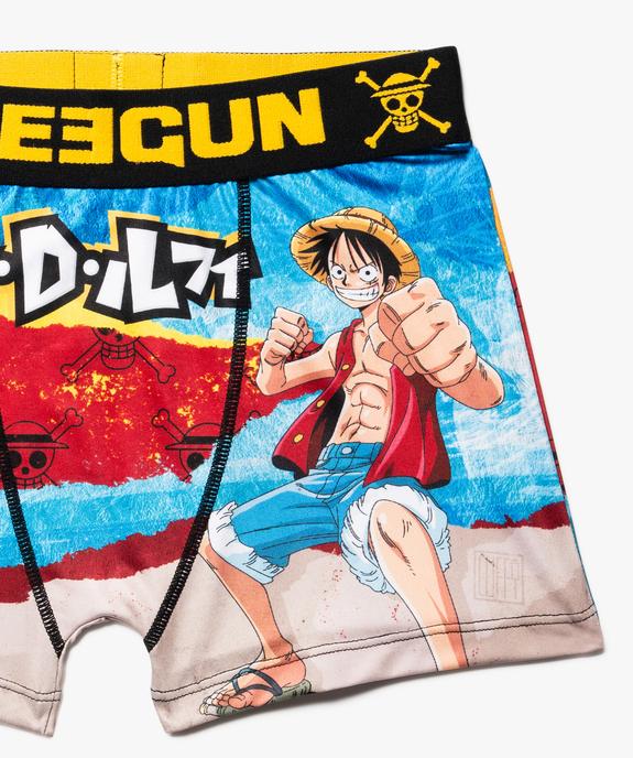Boxer fluide avec motif One Piece garçon - Freegun vue2 - FREEGUN - GEMO