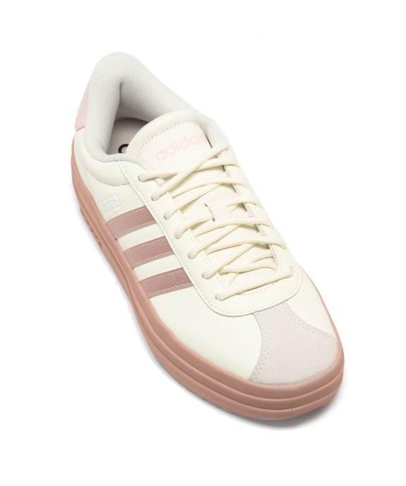 Baskets en cuir VL Court bold avec semelle plateforme femme - Adidas vue11 - ADIDAS - GEMO