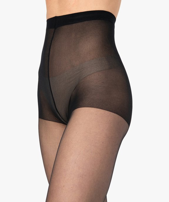 Collants femme voile 15 deniers (lot de 3) vue2 - GEMO(HOMWR FEM) - GEMO