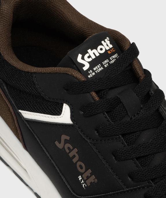 Baskets basses au look rétro tendance homme - Schott vue6 - SCHOTT - GEMO