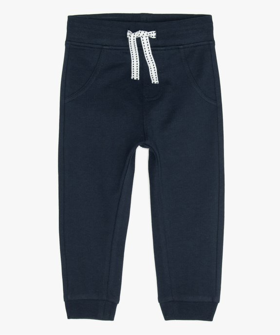 Pantalon de jogging bébé uni vue1 - GEMO 4G BEBE - GEMO