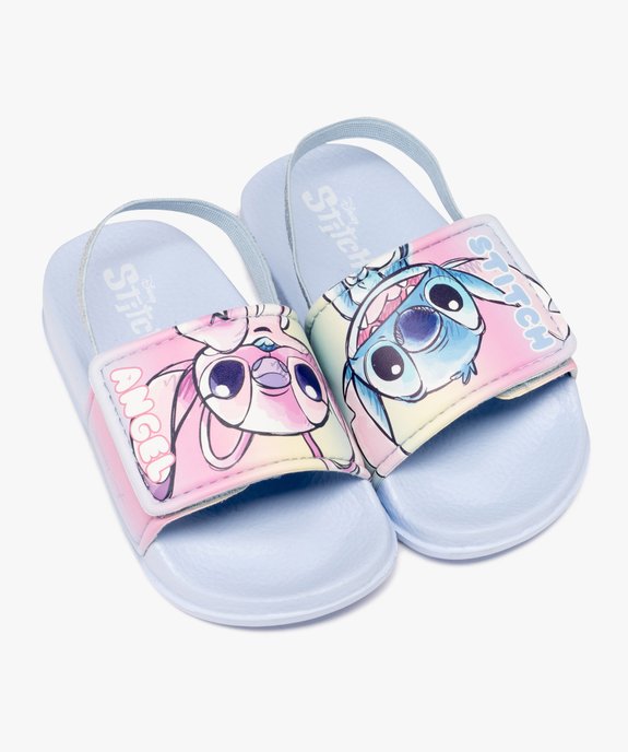 Sandales de piscine à motifs Stitch et Angel avec élastique au talon fille - Disney vue6 - LILO & STITCH - GEMO