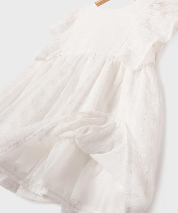 Robe de cérémonie à volants bébé fille - LuluCastagnette vue4 - LULUCASTAGNETTE - GEMO