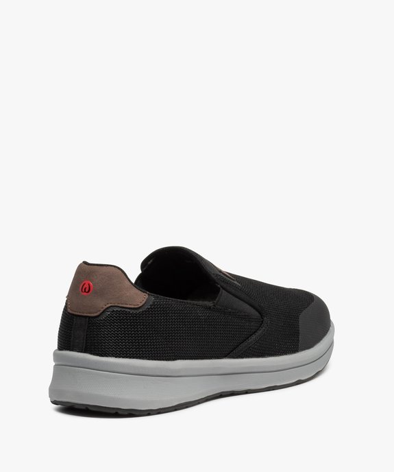 Mocassins homme confort en mesh - Wellness vue4 - WELLNESS - GEMO