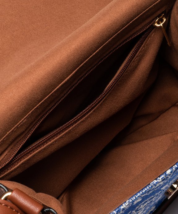 Sac besace compact bimatière format carré vue3 - GEMO (ACCESS) - GEMO