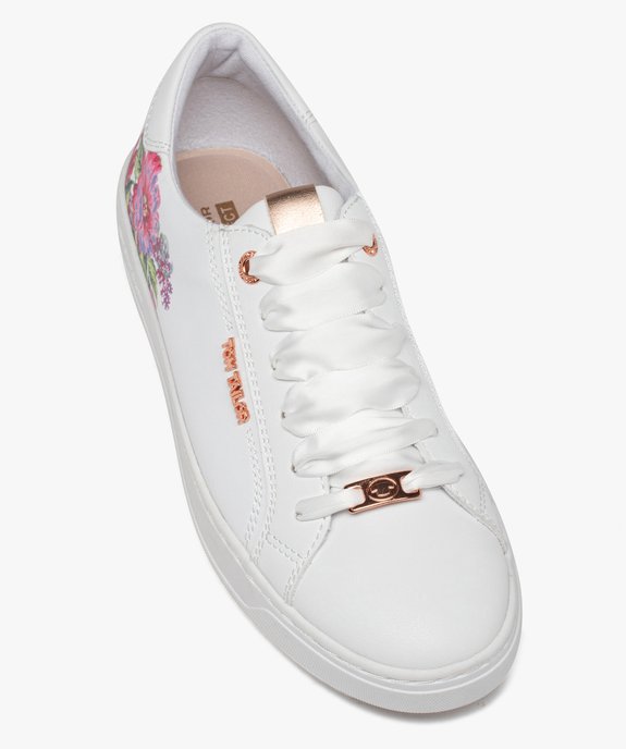 Baskets femme imprimées fleurs à lacets satin – Tom Tailor vue5 - TOM TAILOR - GEMO