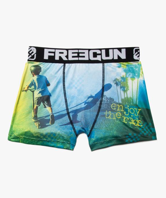 Boxer garçon imprimé trottinette - Freegun vue1 - FREEGUN - GEMO