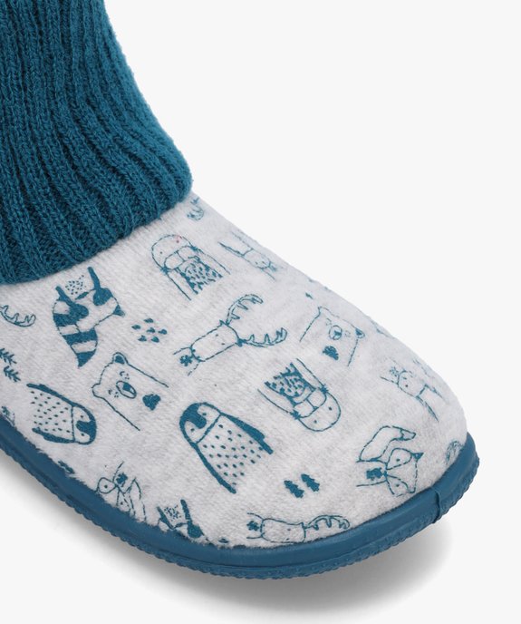 Chaussons bébé garçon à col chaussette montant vue6 - GEMO (ENFANT) - GEMO