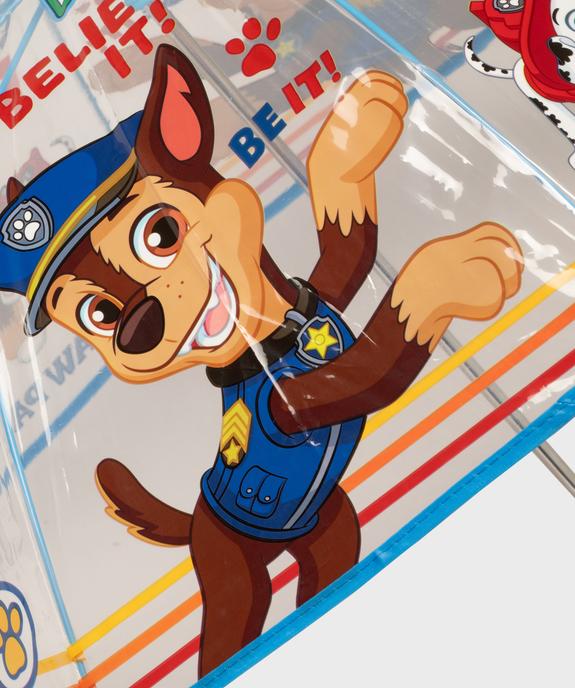 Parapluie transparent imprimé enfant - La Pat'Patrouille vue2 - PAT PATROUILLE - GEMO