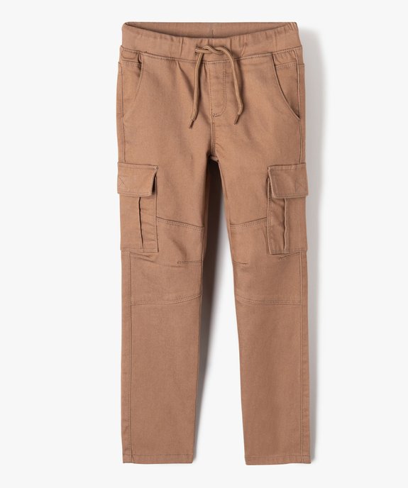 Pantalon cargo résistant garçon vue2 - GEMO (ENFANT) - GEMO