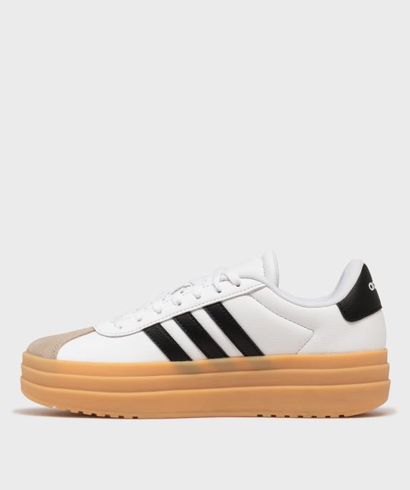 Baskets VL Court Bold à lacets femme - Adidas vue3 - ADIDAS - GEMO